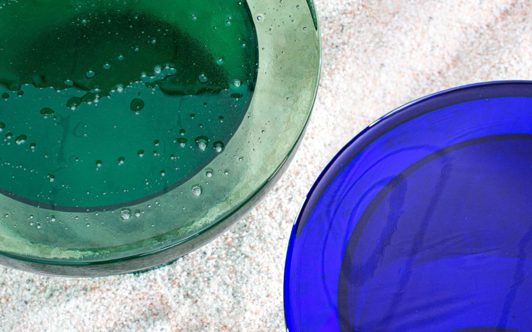 NEW color accents made of pure glass
